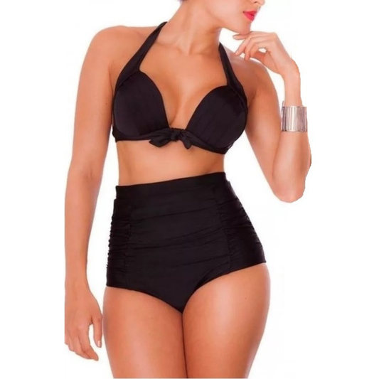 RETRO BIKINI LOLA PLIZADO